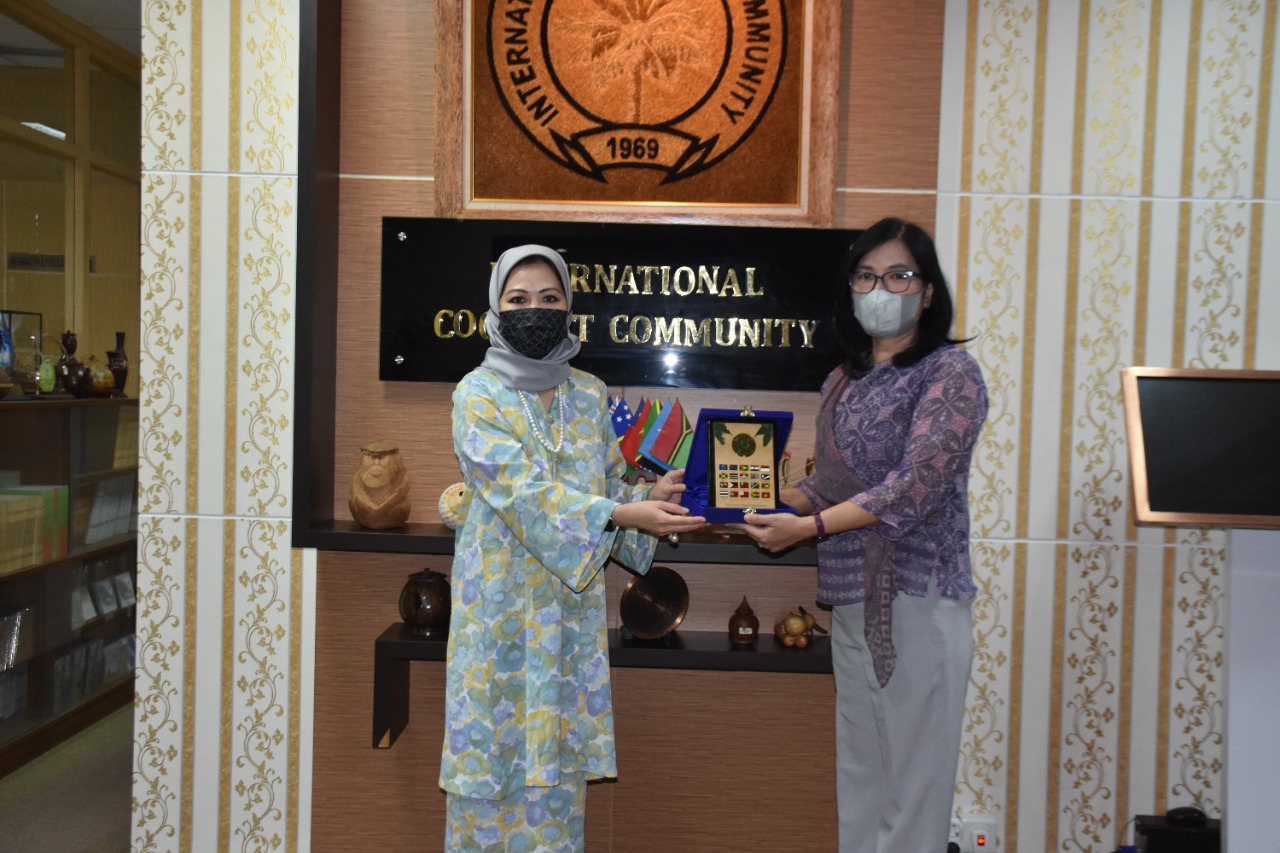 Courtesy call to Dr. Jelfina C. Alouw, the Executive Director of the ICC