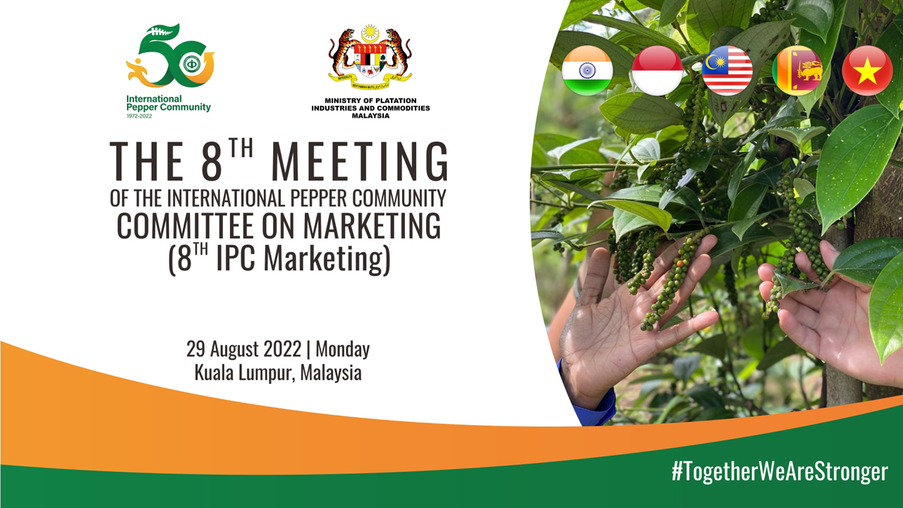 THE 8TH MEETING OF THE INTERNATIONAL PEPPER COMMUNITY COMMITTEE ON MARKETING