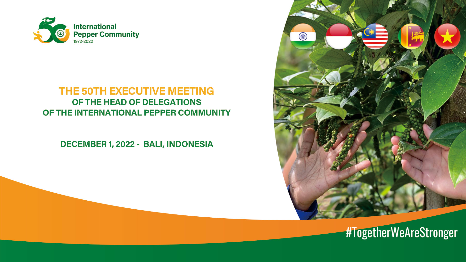 THE 50TH EXECUTIVE MEETING OF THE HEAD OF DELEGATIONS OF THE INTERNATIONAL PEPPER COMMUNITY